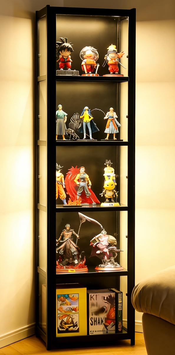 Amazon.co.jp: TUIYIDUO フィギュアケース 棚 ショーケース 大型 5段